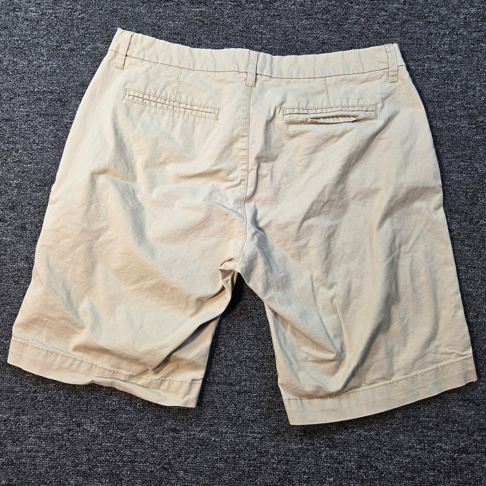 Old Navy Chino Shorts Women Size 6 Tan Khaki Cotton Stretch Casual Preppy Summer - Picture 7 of 9